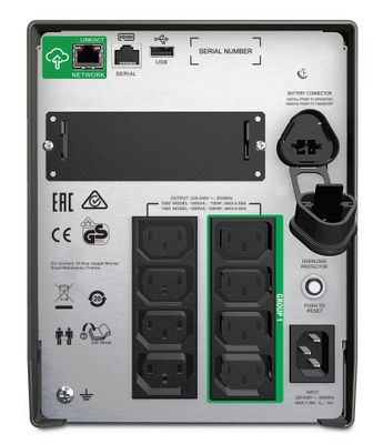APC Smart-UPS SMT1000IC – 8x C13, USB, SmartConnect, 1000VA_2