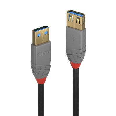 Lindy 1m USB 3.2 Typ A Verlängerungskabel, Anthra Line_thumb