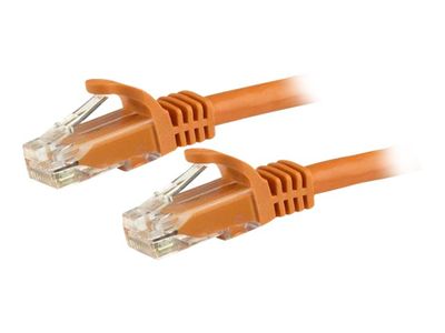 StarTech.com 3m CAT6 Ethernet Cable - Orange Snagless Gigabit CAT 6 Wire - 100W PoE RJ45 UTP 650MHz Category 6 Network Patch Cord UL/TIA (N6PATC3MOR) - Patch-Kabel - 3 m - orange_1