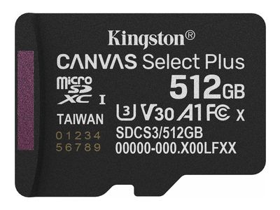 Kingston Canvas Select Plus - Flash-Speicherkarte - 512 GB - microSDXC UHS-I_thumb
