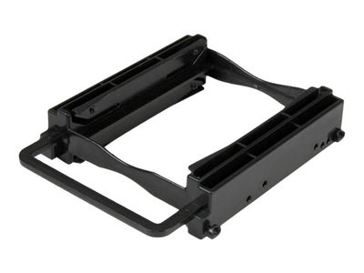 StarTech.com Dual 2.5" SSD/HDD Mounting Bracket for 3.5" Drive Bay - Tool-Less Installation - 2-Drive Adapter Bracket for Desktop Computer (BRACKET225PT) - storage bay adapter_4