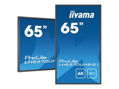 iiyama LCD-Display ProLite LH6570UHB-B1 - 165 cm (65") - 3840 x 2160 4K Ultra HD_7