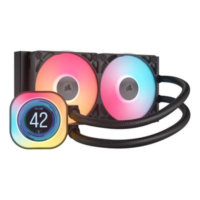 CORSAIR iCUE Link TITAN 240 RX LCD - processor liquid cooling system_thumb