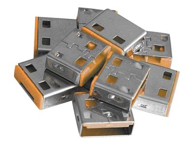 Zub Lindy USB Port Lock 10pcs. Orange_4
