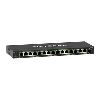 NETGEAR GS316EP Managed Gigabit Ethernet (10/100/1000) Power over Ethernet (PoE) Black_thumb