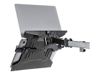 StarTech.com VESA Laptop Tray, Adjustable Monitor Arm Laptop Tray Secures Notebooks up to 4.5kg (9.9lb), 75x75 & 100x100 VESA Holes, Ventilated, Compatible w/ Monitor Desk Mounts & Stands - Vertical Laptop Holder (LAPTOP-ARM-TRAY) Montagekomponente - für_7