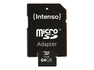 Intenso - flash memory card - 64 GB - microSDXC_3