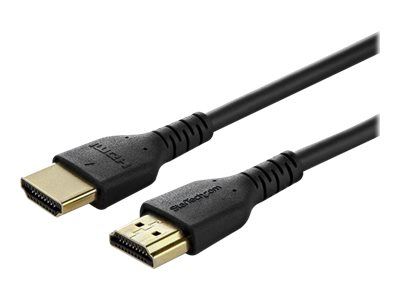 StarTech.com 1m Premium Certified HDMI 2.0 Cable with Ethernet - 3ft High Speed UHD 4K 60Hz HDR Durable Rugged Ultra HD HDMI Monitor Cord - HDMI with Ethernet cable - 1 m_2