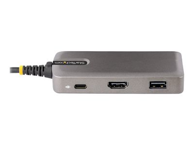 StarTech.com USB-C Multiport Adapter, 4K 60Hz HDMI, HDR, 3-Port USB Hub, 100W Power Delivery Pass-Through, USB Type C Mini Docking Station, Certified Works with Chromebook - Windows, macOS, iPadOS, Android (104B-USBC-MULTIPORT) - docking station - USB-C /_12