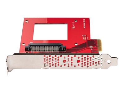 StarTech.com U.3 to PCIe Adapter Card, PCIe 4.0 x4 Adapter For 2.5" U.3 NVMe SSDs, SFF-TA-1001 PCI Express Add-in Card for Desktops/Servers, TAA Compliant - OS Independent (PEX4SFF8639U3) - Schnittstellenadapter - U.3 NVMe - PCIe 4.0 x4 - TAA-konform_4