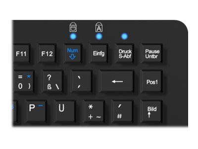 KeySonic Tastatur mit Touchpad KSK-5230IN - Schwarz_5