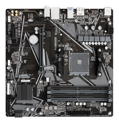 Gigabyte Motherboard B550M K - Micro ATX - Socket AM4 - AMD B550_4