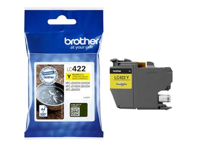 Brother ink cartridge LC422Y - yellow_2