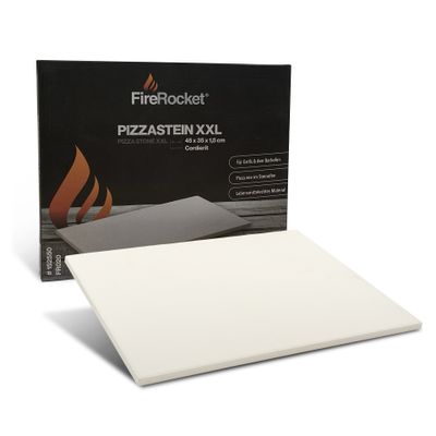 FireRocket Pizzastein eckig  46,5 x 35 x 1,5cm_2