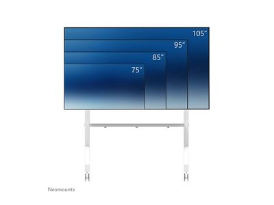 Neomounts FL50-575WH1 Wagen - robust - für Displayständer - Bodenständer - weiß_3