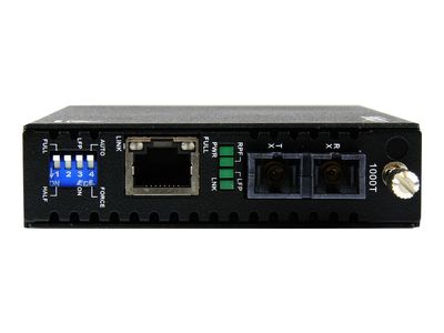 StarTech.com Multimode (MM) SC Fiber Media Converter for 1Gbe Network - 550m Range - Gigabit Ethernet -Remote Monitoring - 850nm (ET91000SC2) - fiber media converter - 1GbE_4