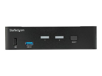 StarTech.com 2 Port DisplayPort KVM Switch mit USB 3.0 - 4K 60Hz - DisplayPort 1.2 KVM - TAA konform - KVM-/Audio-/USB-Switch - 2 Anschlüsse - TAA-konform_3