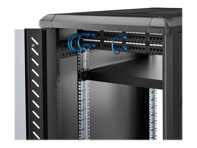 StarTech.com 1U Adjustable Server Rack Mount Shelf - 175lbs - 19.5 to 38in Deep Universal Tray for 19" AV, Data & Network Equipment Rack (ADJSHELFHD) rack shelf - 1U_6