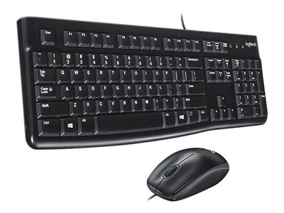 Logitech Keyboard and Mouse Desktop MK120 - US Layout - Black_3