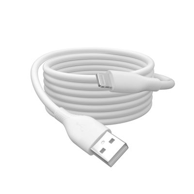 Digitus Lightning silicone connection cable, USB-A - Lightning 0.5m, white_5