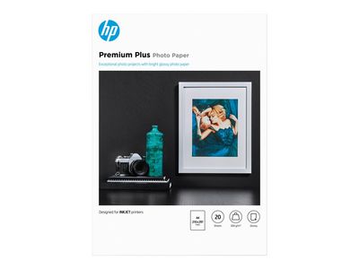 HP Premium Plus Photo Paper - photo paper - glossy - 20 sheet(s) - A4 - 300 g/m²_2