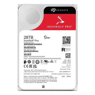 Seagate HDD IronWolf Pro - 28 TB - 3.5" - SATA 6 GB/s - OEM RECERTIFIED_thumb