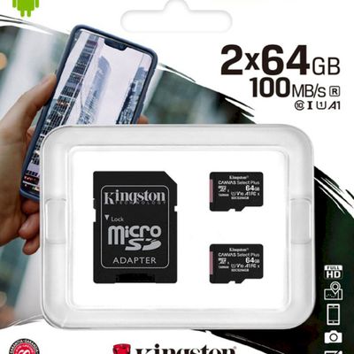 Kingston Flash Card inkl. SD-Adapter CANVAS Select Plus - microSDHC UHS-I - 64 GB - 2 Pack_3