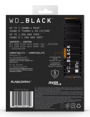 Western Digital Black WD_BLACK™ SN850X NVMe™ SSD POWERED BY SANDISK 2 TB, [With Heatsink]_4