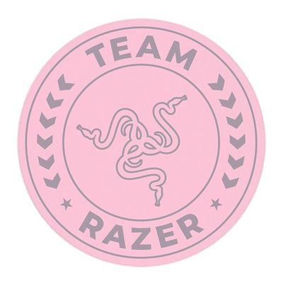 Razer Team - Schutzmatte - rund - 120 cm - Quartz_thumb