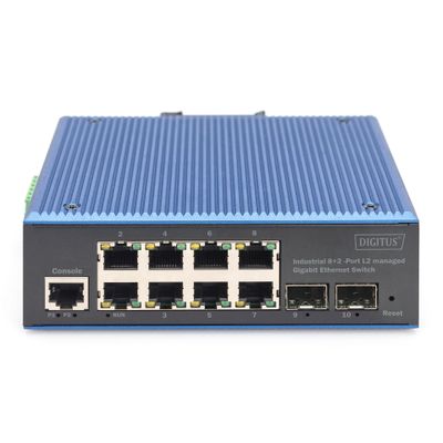 Switch Digitus Gigabit Ethernet Industrial 8+2_2