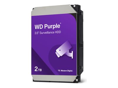 WD Hard Drive Purple Surveillance WD23PURZ - 2 TB - 3.5" - SATA 6 GB/s_thumb