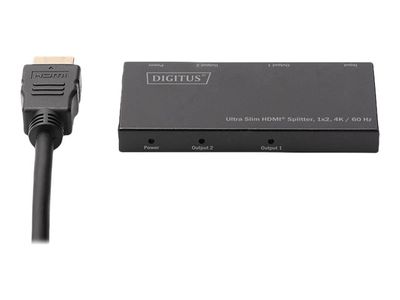 DIGITUS Ultra Slim HDMI Splitter DS-45322 - video/audio splitter - 2 ports_1