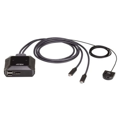 Cable KVM Switch Aten 2P USB-C 4K DP US3312_1