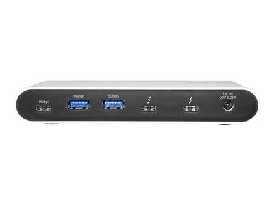 StarTech.com External Thunderbolt 3 to USB Controller w/3 Dedicated USB Host Chips, 1 Each for 5Gbps USB-A Ports, 1 Shared Between 10Gbps USB-C & USB-A Ports, Self Powered, TB3 Daisy Chain - Front BC 1.2 Port - docking station - USB-C 3.1 / Thunderbolt 3_4