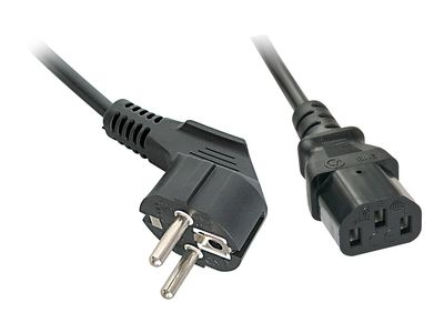 Lindy Schuko IEC Mains Cable - Stromkabel - power CEE 7/7 zu power IEC 60320 C13 - 70 cm_1