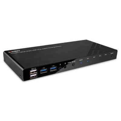 KVM Lindy 4-Port HDMI 4K60 USB 3.0 Switch_thumb