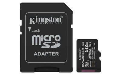 Kingston Flash-Card incl. SD-Adapter Canvas Select Plus - microSDXC UHS-I - 512 GB_thumb