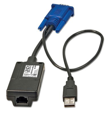 Lindy 39634 Kabelspalter oder -kombinator Schwarz, Blau_thumb