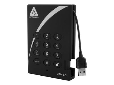 Apricorn Festplatte A25-3PL256-2000 - 2 TB - USB 3.0 - Schwarz_3