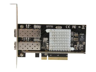 StarTech.com 10G Network Card - 2x 10G Open SFP+ Multimode LC Fiber Connector - Intel 82599 Chip - Gigabit Ethernet Card (PEX20000SFPI) - network adapter - PCIe 2.0 x8_2