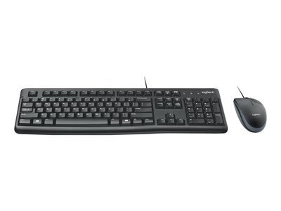 Logitech keyboard mouse-set MK120 - AZERTY - black_2