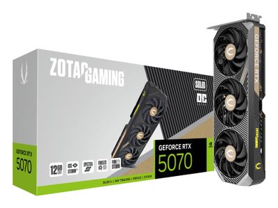 ZOTAC graphics card GeForce RTX 5070 SOLID OC - 12 GB GDDR7 OC_8