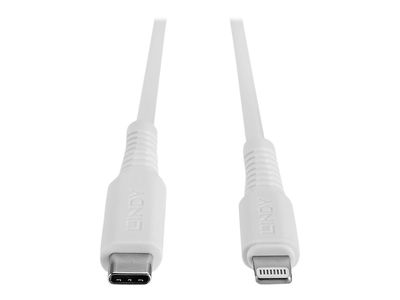 Cable Lindy USB C an Lightning Kabel weiß 3m_4