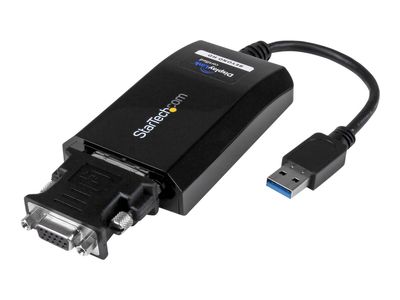StarTech.com USB 3.0 to DVI / VGA Adapter - 2048x1152 - External Video & Graphics Card - Dual Monitor Display Adapter Cable - Supports Mac & Windows (USB32DVIPRO) - USB / DVI adapter - USB Type A to DVI-I - 15.2 cm_2