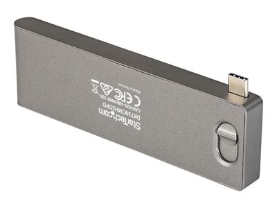 StarTech.com USB-C Multiport Adapter für MacBook Pro/Air - USB-C auf 4K HDMI, 100W Power Delivery Pass-through, SD/MicroSD, 2 Port USB 3.0 Hub - Portable USB-C Mini Dock (DKT30CMHSDPD) - Dockingstation - USB-C / Thunderbolt 3 - HDMI_10