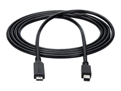 StarTech.com 6ft / 2m USB-C to Mini DisplayPort Cable - 4K 60Hz - Black - USB 3.1 Type C to mDP Adapter (CDP2MDPMM6B) - external video adapter - STM32F072CBU6 - black_2