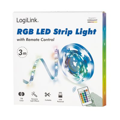 LogiLink - Leuchtstreifen - LED - 7 W - 16 Farben - 6500 K_2