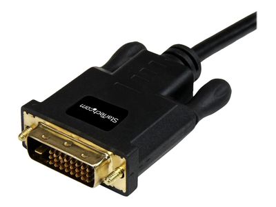 StarTech.com 3 ft Mini DisplayPort to DVI Adapter Cable - Mini DP to DVI Video Converter - MDP to DVI Cable for Mac / PC 1920x1200 - Black (MDP2DVIMM3B) - DisplayPort cable - 91.44 cm_3