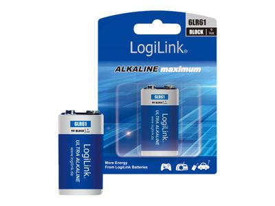 LogiLink Block Batterie x 6LR61 - Alkalisch_thumb
