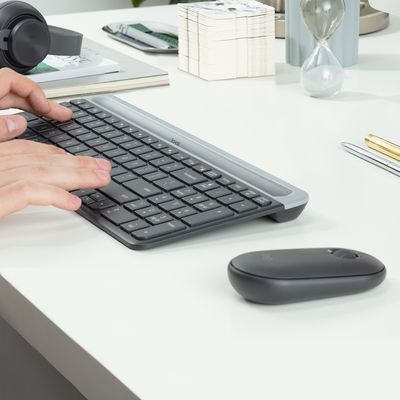 Logitech Tastatur- und Maus-Set Slim Wireless Combo MK470 - US Layout - Graphit_3